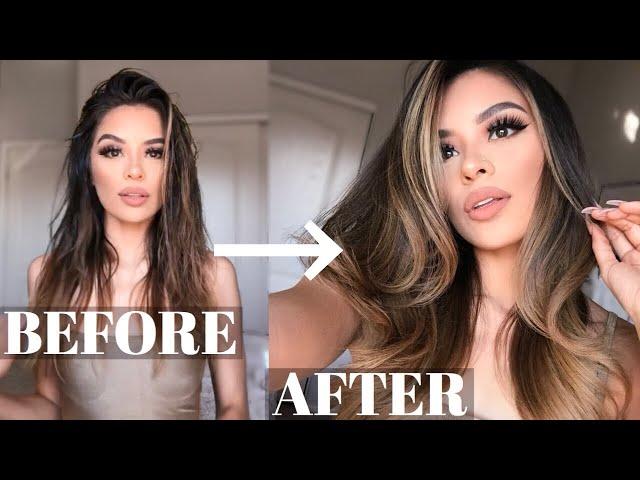 HOW TO: PERFECT SALON BLOWOUT AT HOME! | DIY