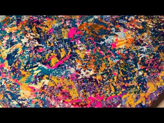 EASY Acrylic Painting Technique / Abstract Art On Canvas For Beginners