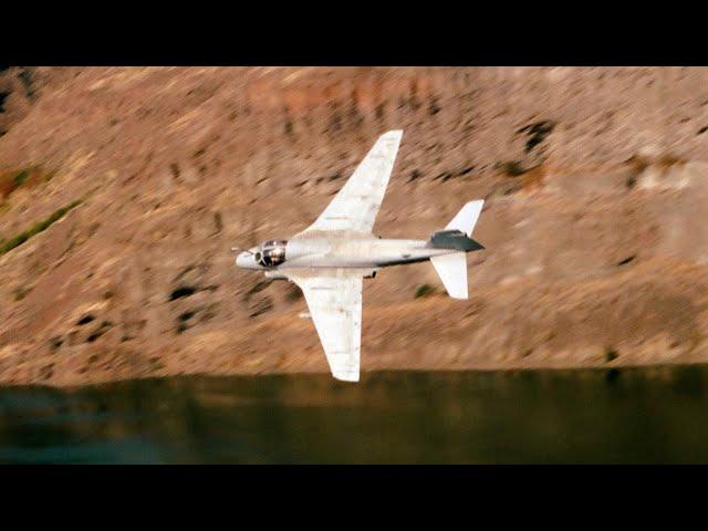 A-6E Intruder low-level flying from the 90s