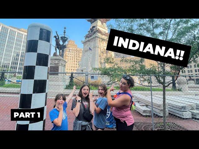 INDIANA!! | State #7 with @HappyHoppe | A Day in Indianapolis!!