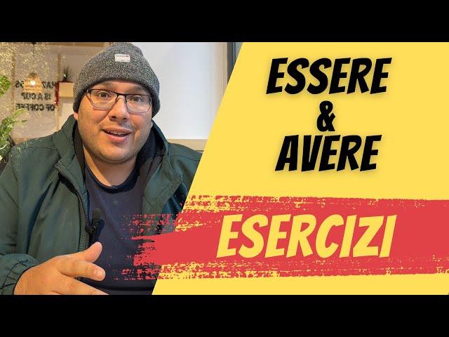 Esercizi verbo essere e avere - Clase completa