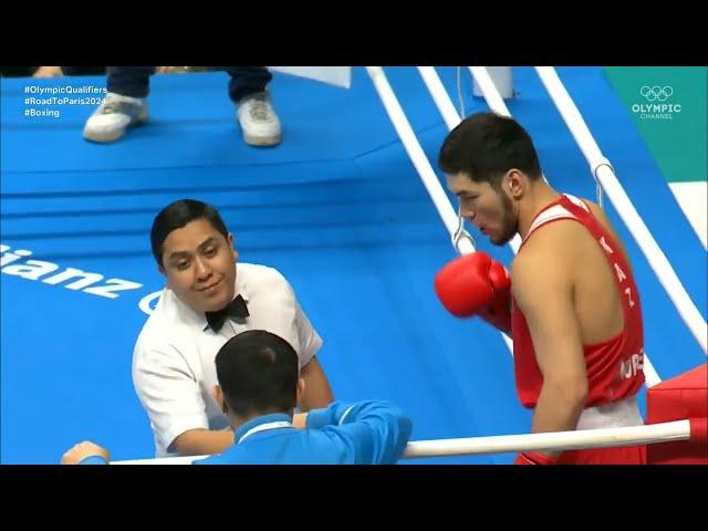 Nurbek Oralbay (KAZ) vs. Aliaksei Alfiorau (BLR) World Olympic Qualifiers 2024 (80kg)