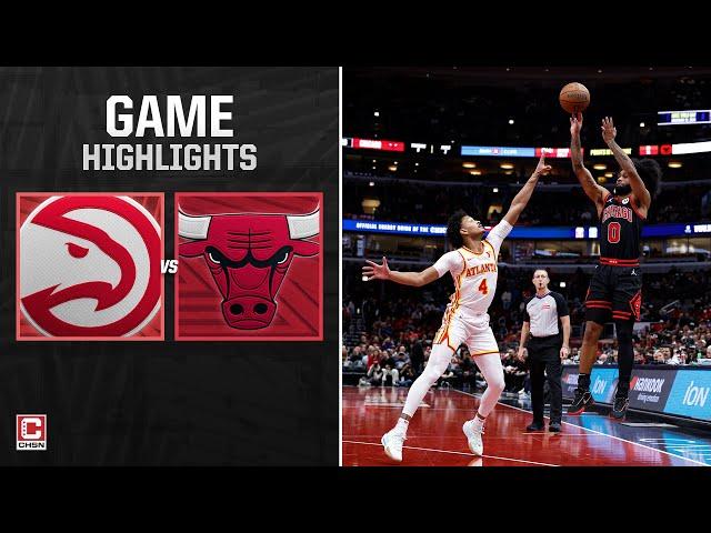 Chicago Bulls vs. Atlanta Hawks - Full Game Highlights | CHSN Chicago Bulls