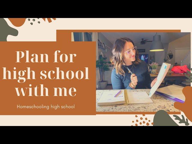 HOMESCHOOLING HIGHSCHOOL||SIMPLE PLAN WITH ME||PART 1