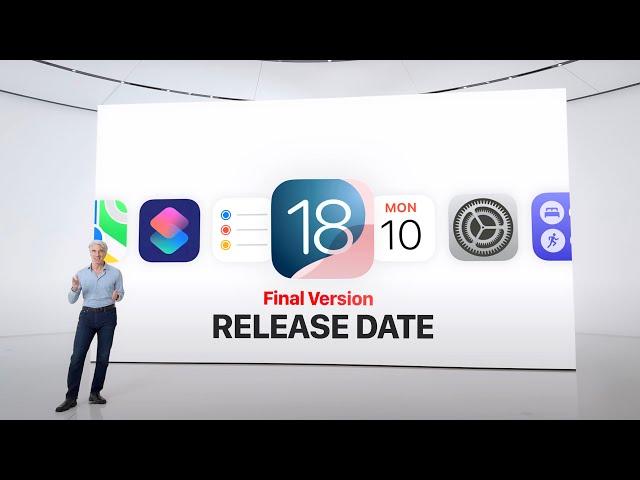 iOS 18 - Final Release Date!