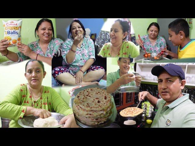 बुडाबुडी मिलेर मिठो आलु परौठा बनाउदै   Aalu Parotha Recipe @StutiEntertainment