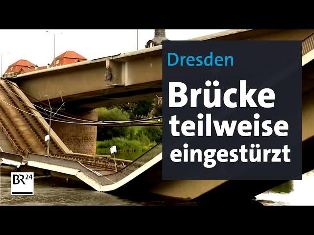 Dresden: Brücke teilweise eingestürzt | BR24