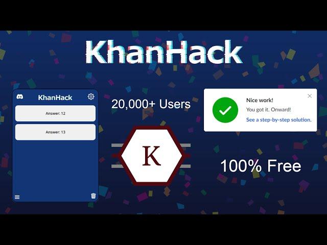 Khan Academy Hack - 2024 - KhanHack