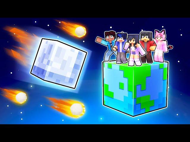 Minecraft But The MOON Falls Down To EARTH!