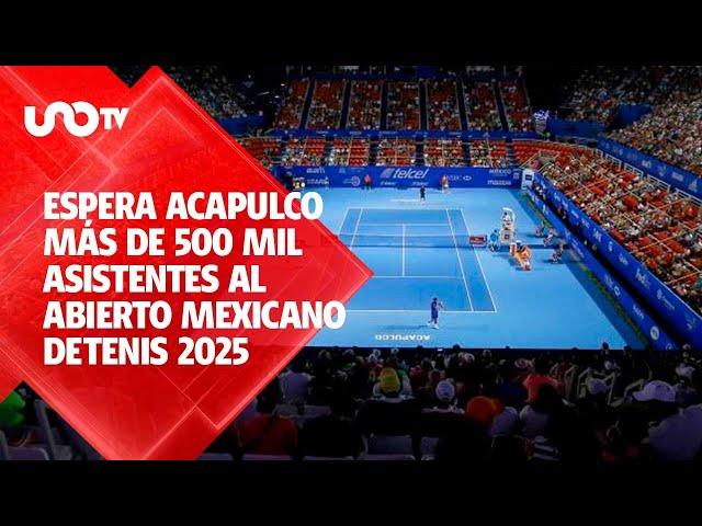 Acapulco se prepara para el Abierto Mexicano de Tenis 2025