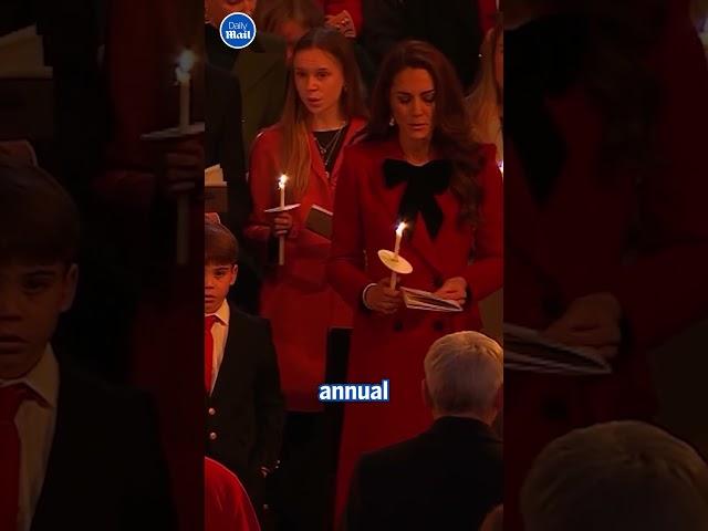 Kate Middleton appeared visibly emotional during Together at Christmas Carol concert