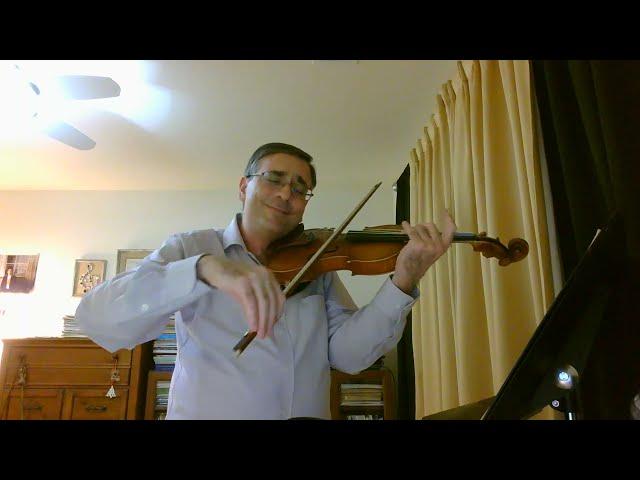 Sonata for Violin and Harpsichord No. 5 in F-Minor, first movement (Bach)