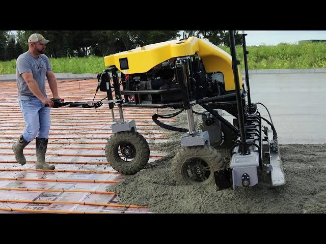 Upper Deck/Slab-on-grade: Learn About the SPIDERSCREED™ Laser Guided Concrete Screeds