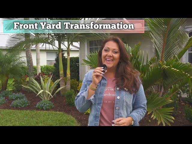 TROPICAL Transformation of a Front Yard Garden! Come Walk & Talk Plants With ME🪴