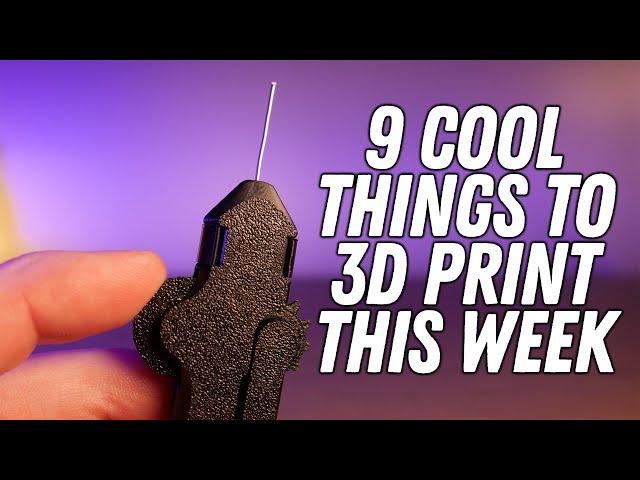 9 cool 3d printing models printed on the Elegoo Centauri Carbon 3D Printer