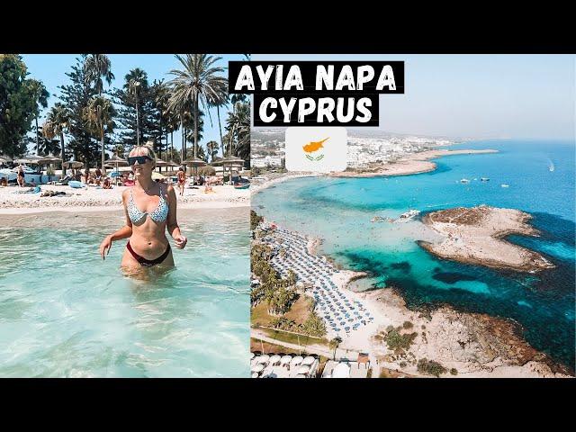 AYIA NAPA, CYPRUS! The Ultimate Holiday Destination! The BEST Beach in Cyprus! (Nissi Beach)