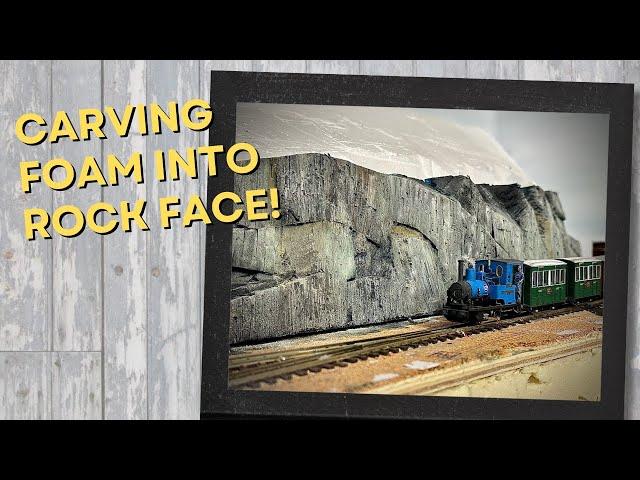 How to Carve Rock from XPS Foam for your Model Railway or Diorama
