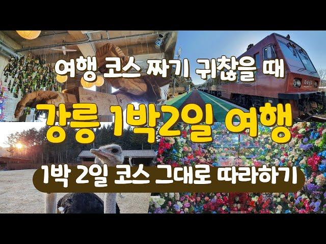 Satisfying tour course for 2 days 1 night in Gangneung