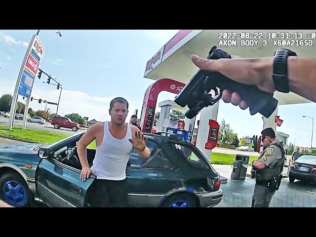 Bodycam Footage Shows Shooting and Chase of Armed Man in Kennewick, WA