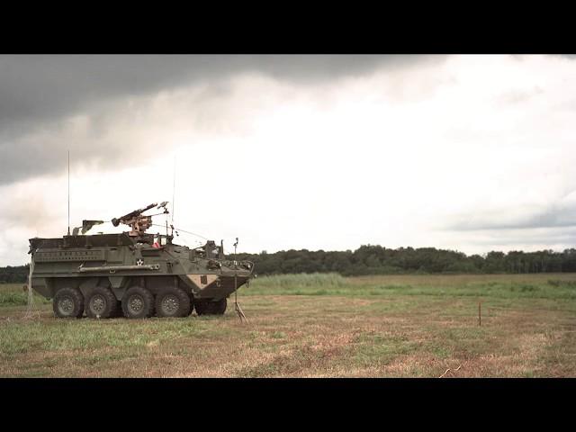 Army Stryker vehicles with 30 mm cannon & Javelin upgrades