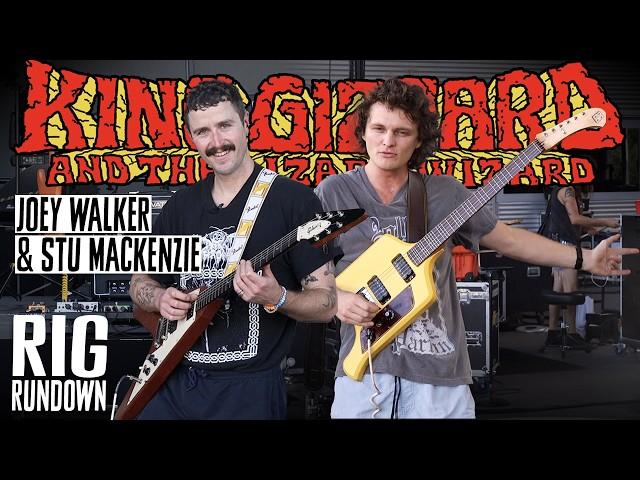 King Gizzard & the Lizard Wizard Rig Rundown with Joey Walker & Stu Mackenzie Guitar Gear Tour