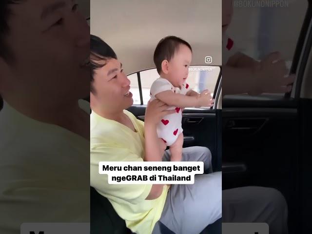 Meru chan senang bgt ngeGRAB di thailand