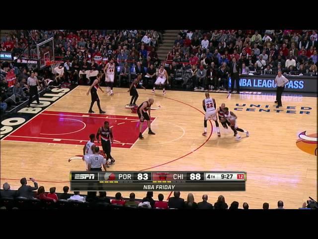 Aaron Brooks Highlights Blazers vs. Bulls 12.12.2014 - 17 Points, 4 Assists