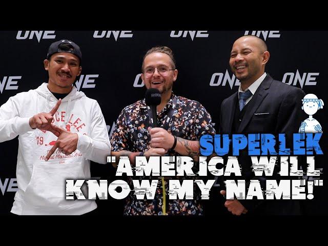 Superlek: Everyone will know my name in America after I beat Haggerty | ONE 168