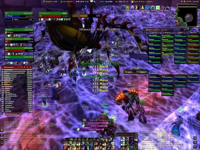 TG vs Maexxna - Naxx | World of Warcraft - Vanilla
