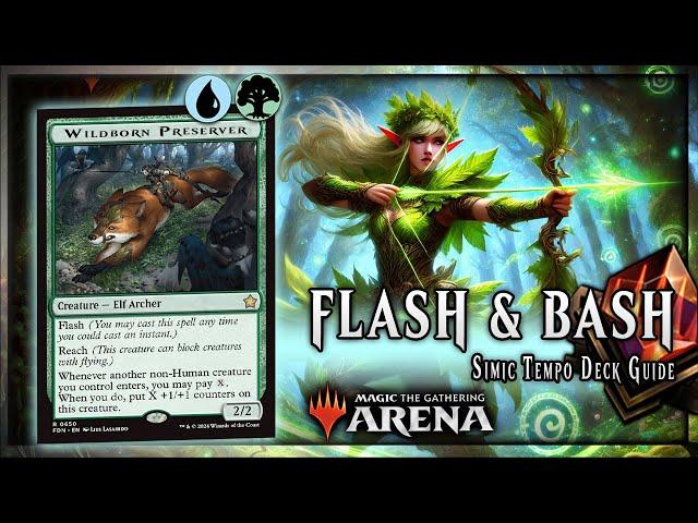  Wildborn Preserver Takes Control: Simic Flash Deck Guide for MTGA! 