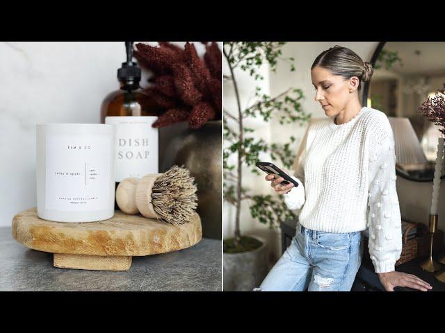 Simple Day in the Life, Getting Ready with Me, Elm & Co Candles // Valerie Aguiar