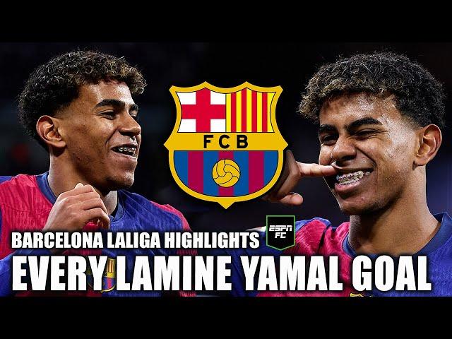  Every Lamine Yamal LALIGA goal from 2024  | LALIGA Highlights | ESPN FC