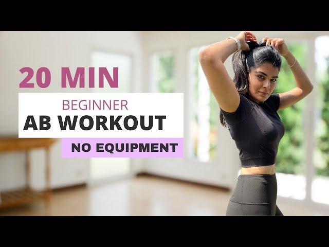 20 MIN CORE for BEGINNERS (No Equipment)