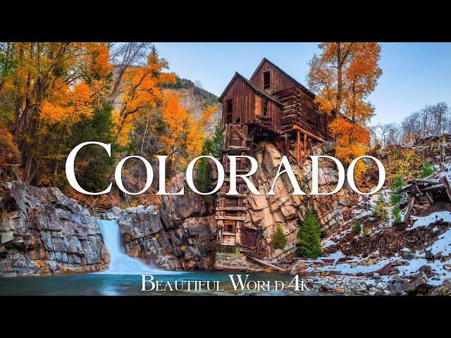 Colorado 4K Autumn Nature Film - Relaxing Piano Music - Beautiful Autumn