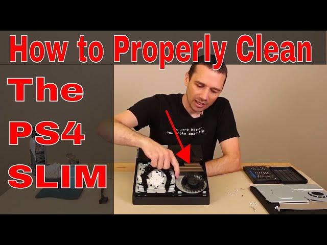 PS4 Slim Cleaning, Maintenance and Dusting
