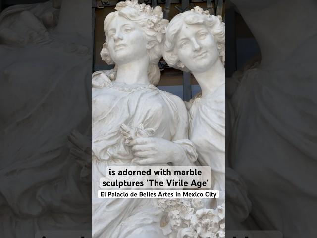 Palacio de Belles Artes in Mexico City is adorned with marble sculptures by sculptor André Allar
