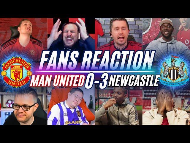 MAN UNITED FANS REACTION TO MAN UNITED 0-3 NEWCASTLE | CARABAO CUP