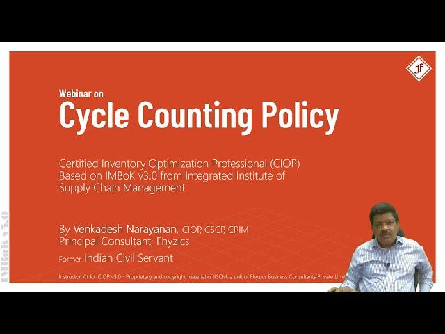 Cycle Counting Policy