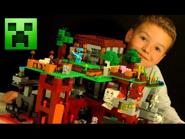 BEST of Lego Minecraft 2016 + Stop Motion Animation for KIDS