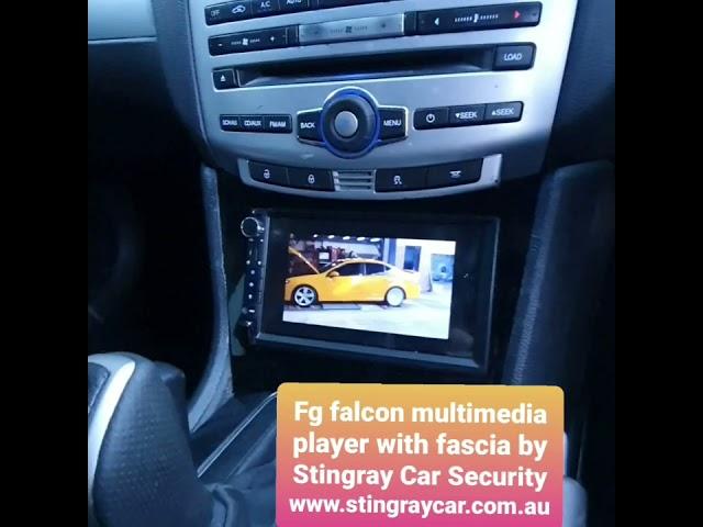 Fg Falcon Multimedia With Fascia Android Auto Carplay by Stingray Car Security