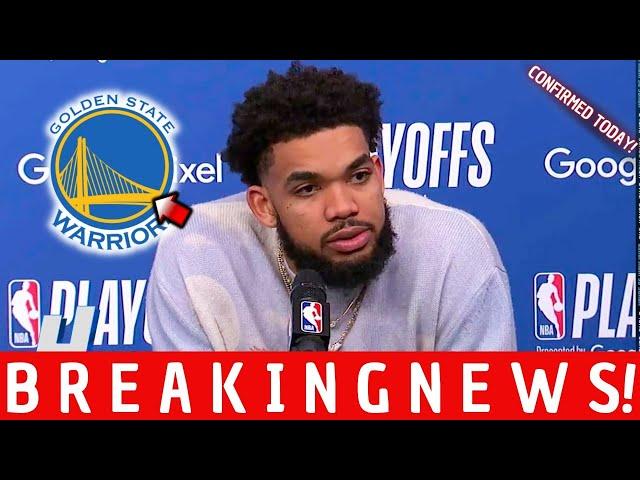 BOMBSHELL SURPRISE! KARL ANTHONY ANNOUNCED ON WARRIORS! NO ONE EXPECTED THIS ONE! WARRIORS NEWS!