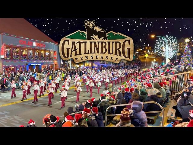 Gatlinburg Fantasy of Lights Christmas Parade 2024 | FULL 4K Version