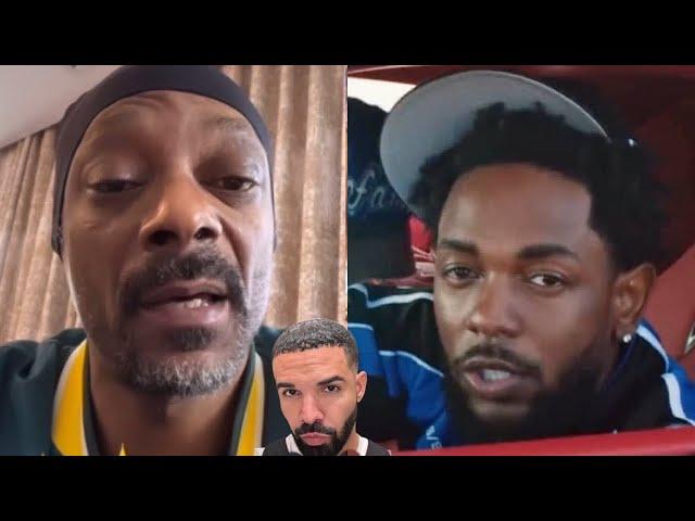 Snoop Dogg REACTS To Kendrick Lamar CALLING HIM OUT For POSTING Drake DISSING Him “EDIBLES