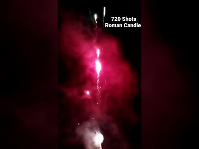 Roman Candle 720 shot set