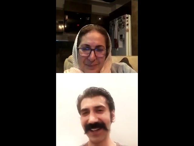 Live Fatemeh Goudarziلایو فاطمه گودرزی با بازیگر سریال ایلدا سینا رازانی و خاطراتی از سیروس گرجستانی