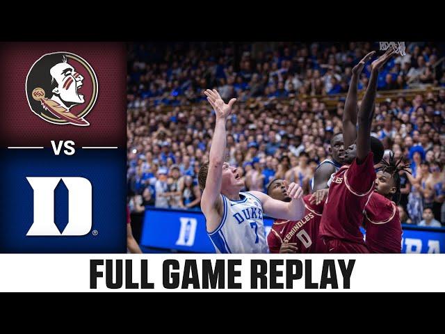 Florida State vs. Duke Full Game Replay | 2024-25 ACC Men's Basketball