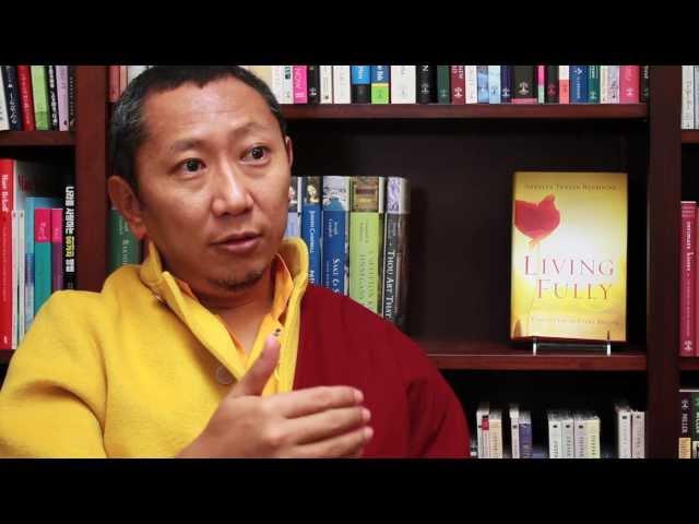 Shyalpa Tenzin Rinpoche, author of Living Fully:  Finding Joy in Every Breath