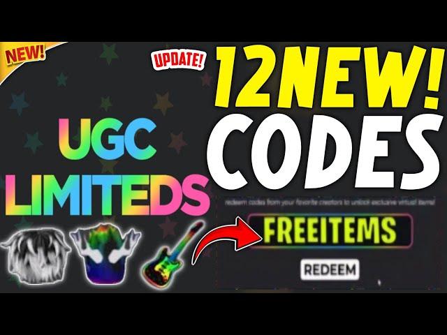 NEW!️REDEEMUgc Limited Codes In November 2024-Codes For Roblox Ugc Limited-Ugc Limited Codes Code