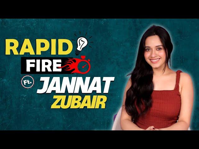 Rapid Fire with Jannat Zubair | Go-To Dance Moves, Favorite Memories, & Bucket List Adventures!