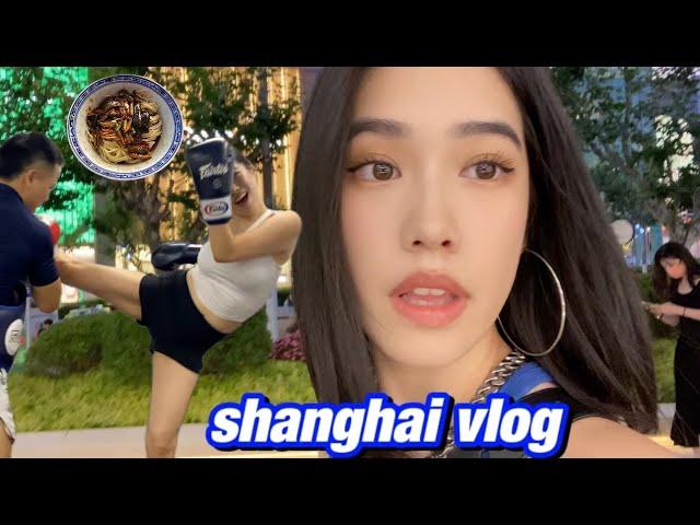 living in shanghai | muay thai, home cooking, OG noodle shop, jazz night with friends